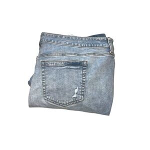 Torrid Bermuda Boyfriend Vintage Stretch Denim Jean Shorts Distressed Size 18